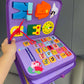Cloth activity book styled on a nursery play mat