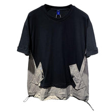 Color Block Panel Short Sleeve T-Shirt