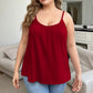 Womens Ribbed Stretch Camisole Vest