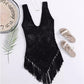 Bohemian Crochet Beach Cover-Up Top