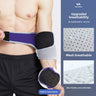 Gray-Purple Sweat-Wicking Breathable