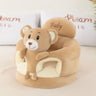 Little bear.brown oval sponge style