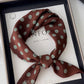 Silk square scarf
