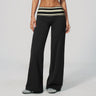 Black Stripe Pants / XL | US 14 / EU 44