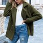 Buttoned Velvet Cardigan