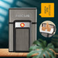 Rechargeable Aluminum Cigarette Case Lighter