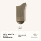 Merino wool blend mid calf socks in a solid color, folded pair on a plain background