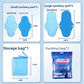 Single washable cloth pad opened flat showing soft absorbent top layer