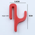 Red single hook