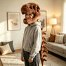 Brown Dinosaur head+skeleton / Adult 120cm Vacuum