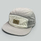Retro Contrast Color Baseball Cap with Letter Patch