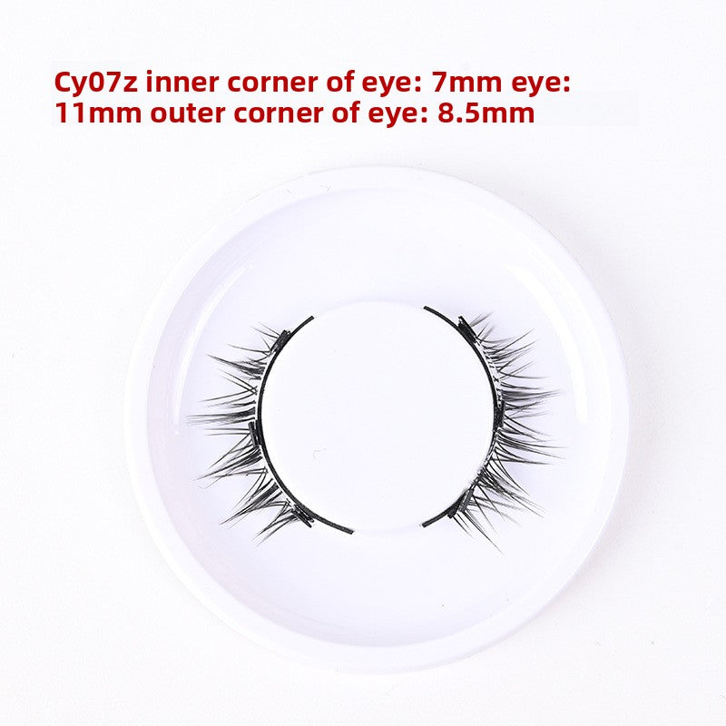 Magnetic False Eyelashes with Clip | front view product shot