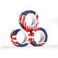 Magnetic fidget rings rolled between two fingers
