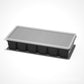 Flexible platinum silicone ice cube tray with a rectangular tray for freezing ice cubes