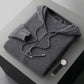 Double-sleeved knitted loose-fitting sweater coat