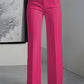 Womens High Waist Wide Leg