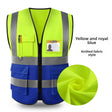 Yellow and Royal Blue Knit