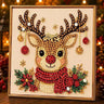 Embroidery Hoop Reindeer GoldEdge