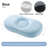 Round Hole Pillow Blue