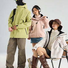 Three-in-One Water Resistant Outdoor Jacket with Fleece Liner