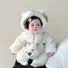 Brown Bear Romper FleeceWarm / 80 cm