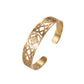 Ethnic style pattern open bracelet