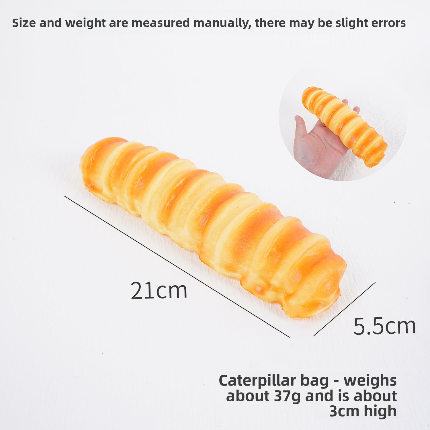 PU Slow Rebound Realistic Food Model Sensory Play Toy for Playtime, Gifting, a Cozy Family Moment with Playful Comfort, Ea...