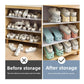 Adjustable Dual Layer Shoe Rack