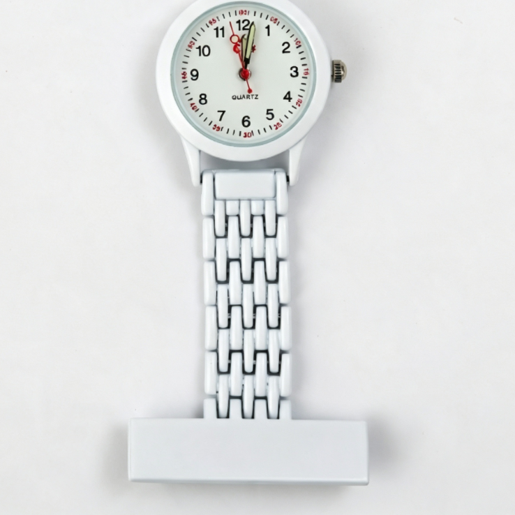 Nurse fob watch shown in one of the thirteen case colour finishes on a plain background