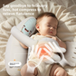 Top down view of the baby soothing hugging pillow plush comforter