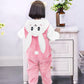 Baby Dinosaur Jumpsuit Warm Flannel Romper