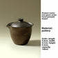 Iron Glaze Ceramic Tea