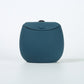 Silicone dog treat pouch open to show the soft flexible inside for treats