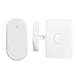 Wireless remote light switch host and remote shown from the front