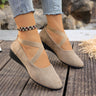 Beige cross strap / 43 | US 12 / EU 43