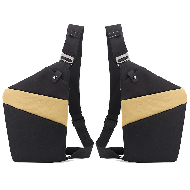 Oxford Chest Crossbody Bag | side profile angle shot
