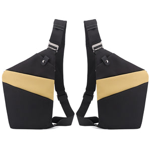 Oxford Chest Crossbody Bag | side profile angle shot