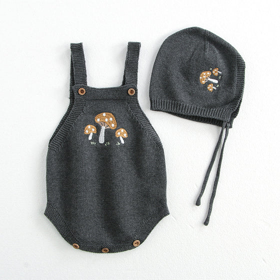 Cotton Romper Detachable Hood