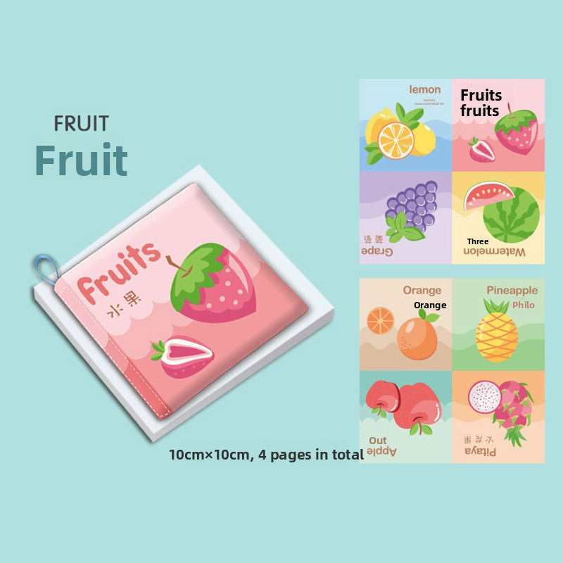 Baby Cloth Book Early Education Sensory Toy | off-white background hero