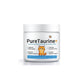 Taurine powder for cats being mixed into a bowl of food at mealtime