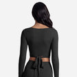 Wrap Top, Black