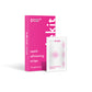Pink PAP+ teeth whitening strips carton with a sachet in front, marked 14 applications