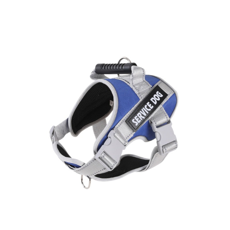 Adjustable Reflective Dog Harness with Shock Absorption