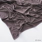 Flat lay of the soft modal cotton scarf wrap showing the even weave and finished border edge