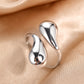 Macro detail of the open band back and smooth polished water drop finish