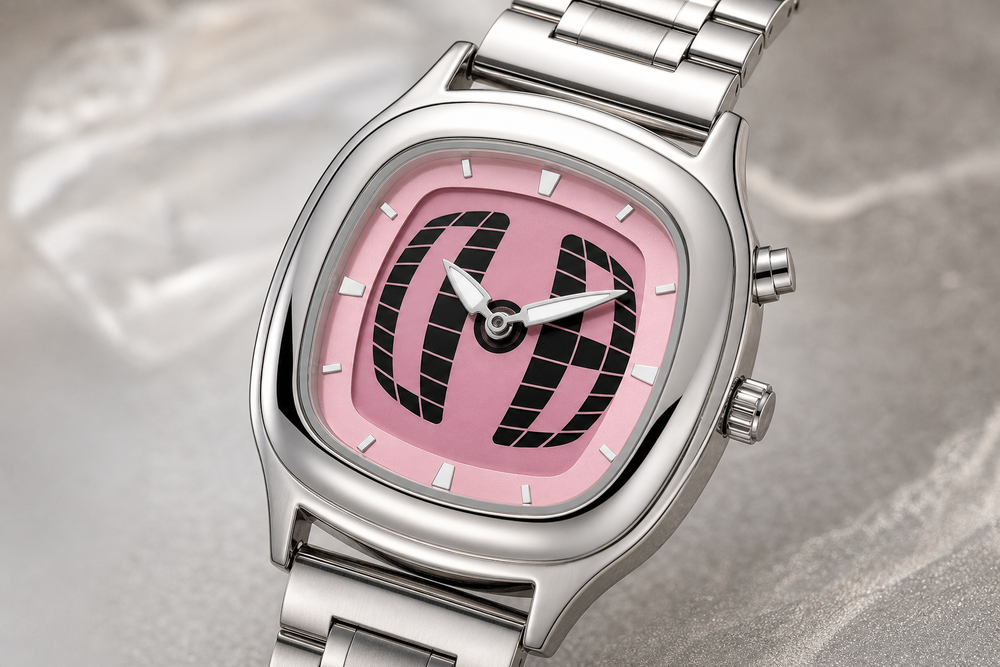 Retro Globe Dial Watch