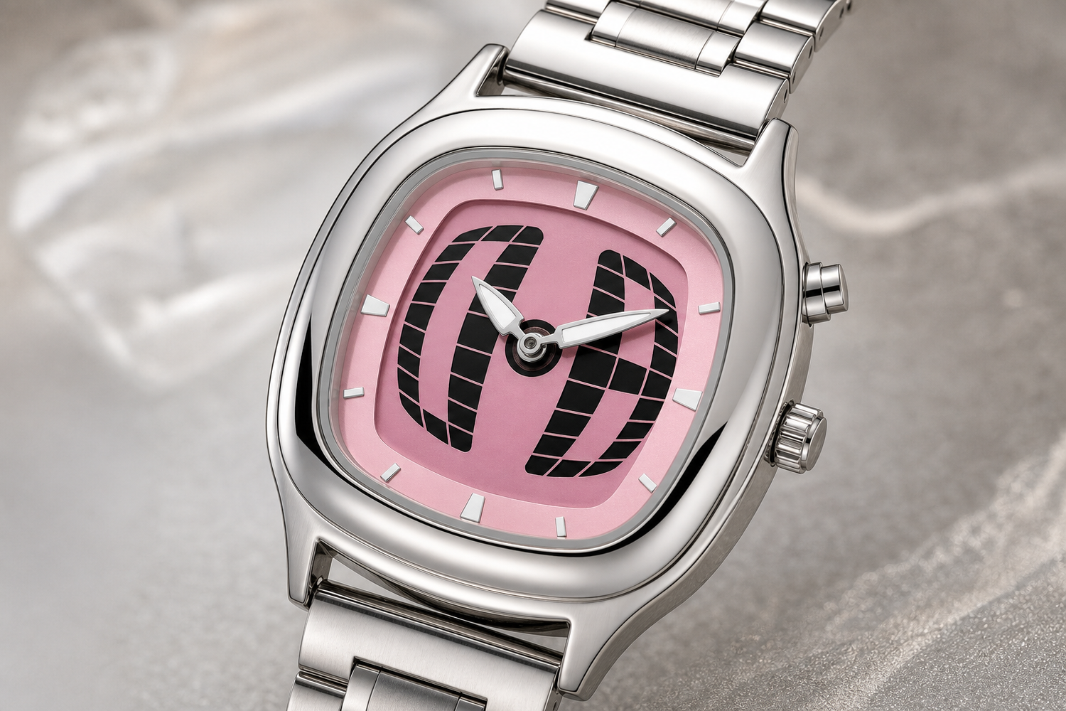 retro-dual-display-quartz-watch functional close up