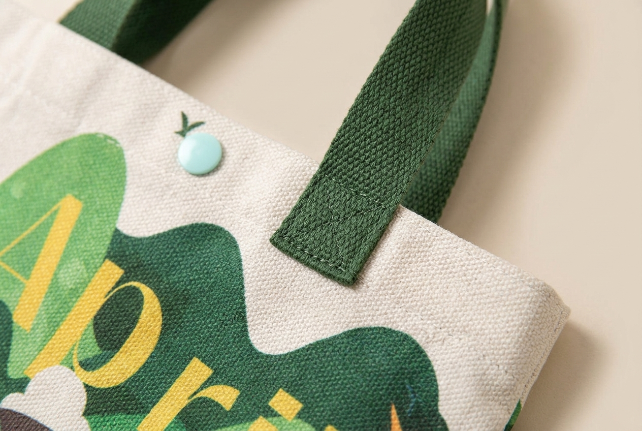 fashionable-canvas-tote-bag-for-women functional close up