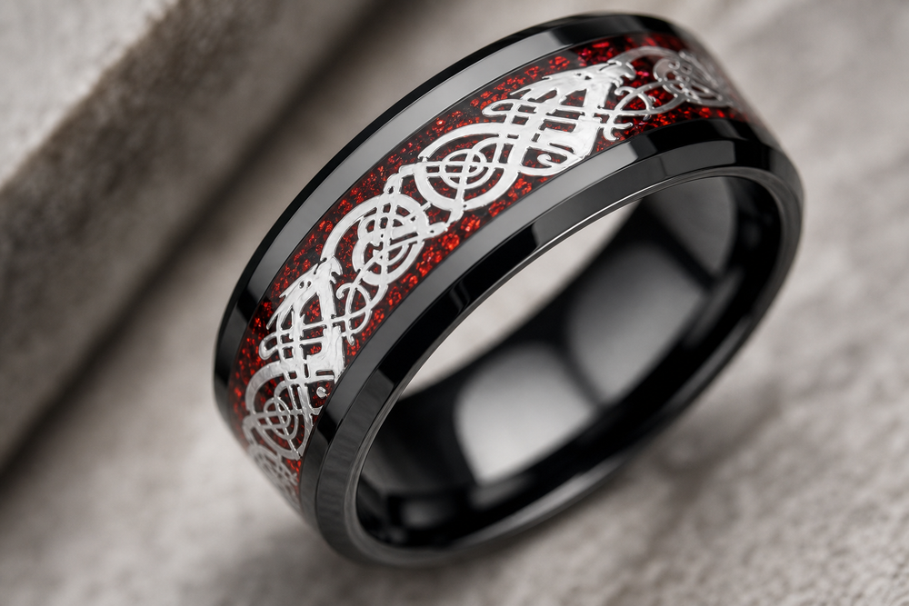 Stainless Steel Dragon Ring