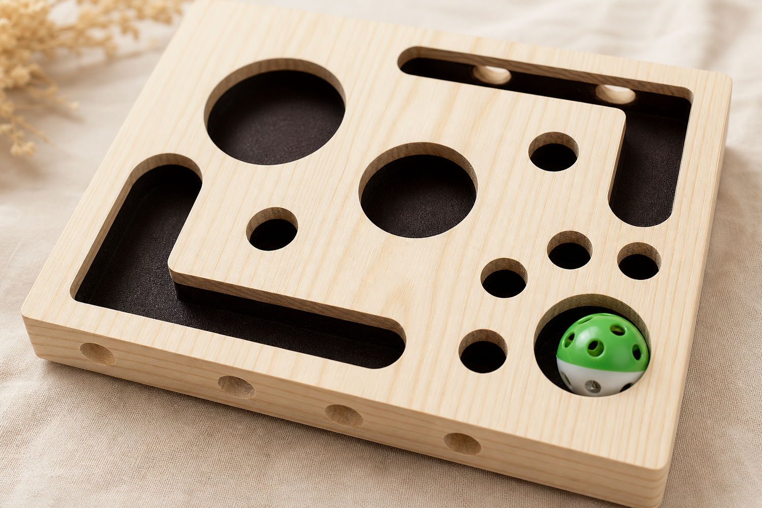 maze-toy-cat functional close up